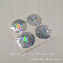 Cheap custom made 3d security laser Hologram sticker label for window